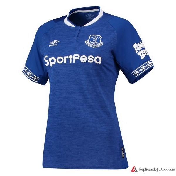 Camiseta Everton Primera equipación Mujer 2018-2019 Azul